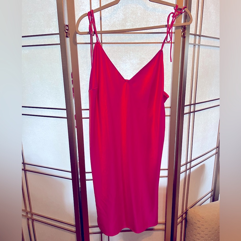 Victorias Secret Fuchsia Spaghetti Strap Dress